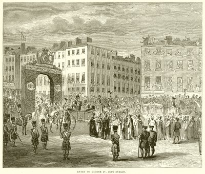Inntreden av George IV. inn i Dublin av English School