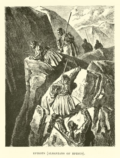 Epirots, albanere fra Epirus av English School