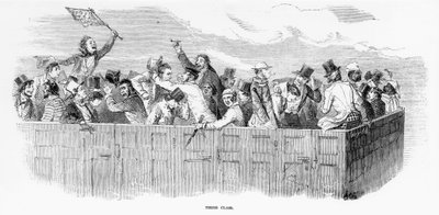 Epson Races 1847: The Railway - Third Class (gravering) av English School