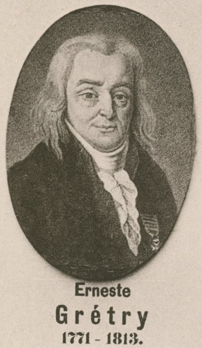 Erneste Gretry (gravure) av English School
