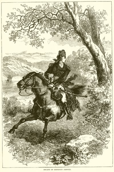 Escape of Benedict Arnold av English School