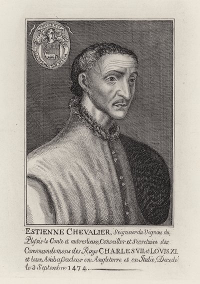 Estienne Chevalier (gravering) av English School