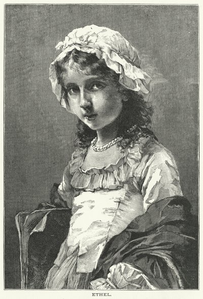 Ethel (gravering) av English School