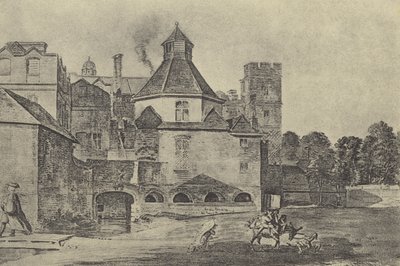 Eton College Kitchen, ca 1780 (gravyr) av English School