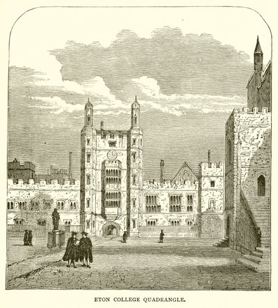 Eton College Quadrangle av English School