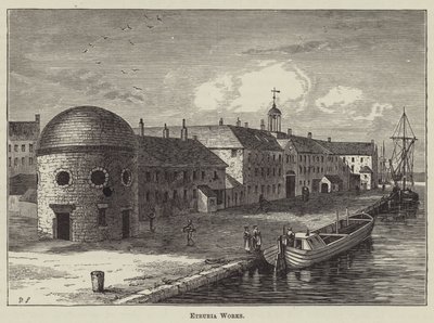 Etruria Works (gravering) av English School