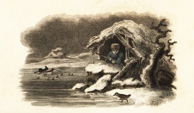 Europeisk vannouzel går inn i Lake Nantua, Frankrike, og fortsetter nedsenket på bunnen av innsjøen i en luftboble av English School