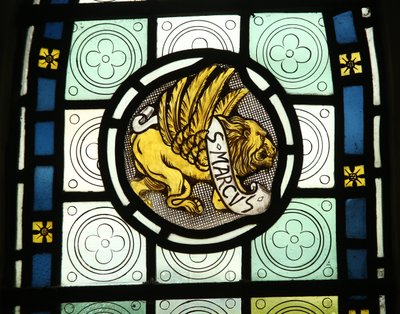 Evangelist-emblem: St Mark av English School