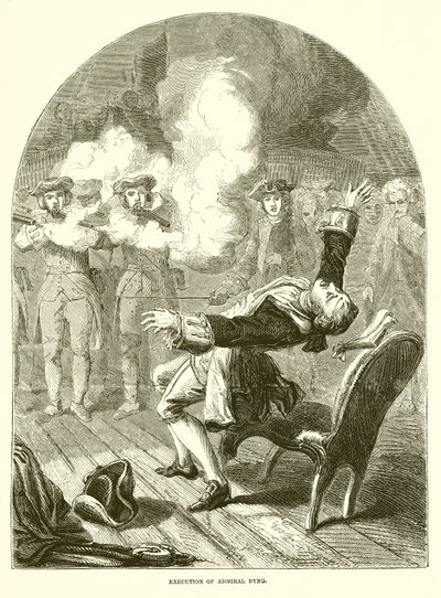 Henrettelse av admiral Byng av English School