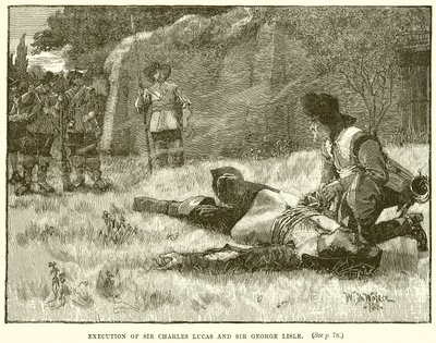 Henrettelse av Sir Charles Lucas og Sir George Lisle av English School