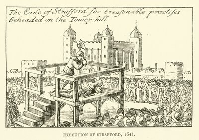 Henrettelse av Strafford av English School