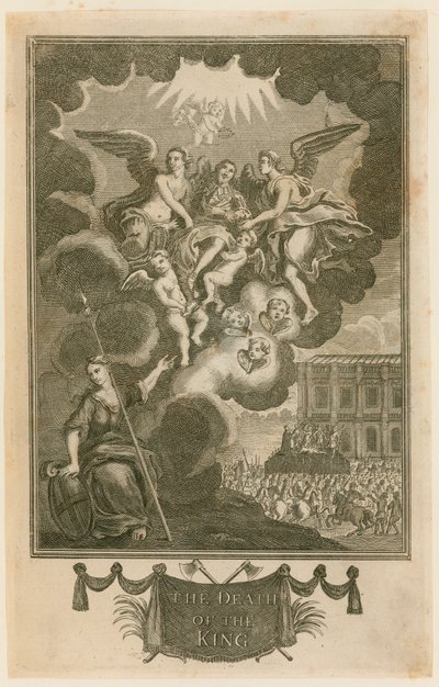 Henrettelse av kong Charles I i Whitehall av English School
