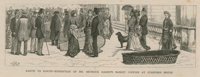Utstilling av Mr Seymour Hadens kurvkiste på Stafford House av English School