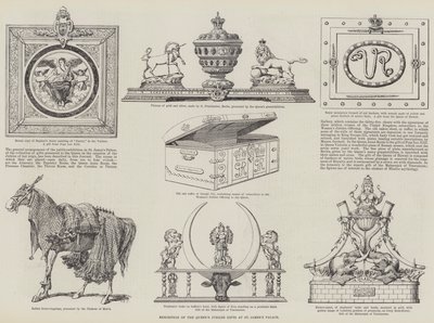 Utstilling av dronningens jubileumsgaver ved St James