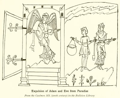 Utvisning av Adam og Eva fra paradis av English School