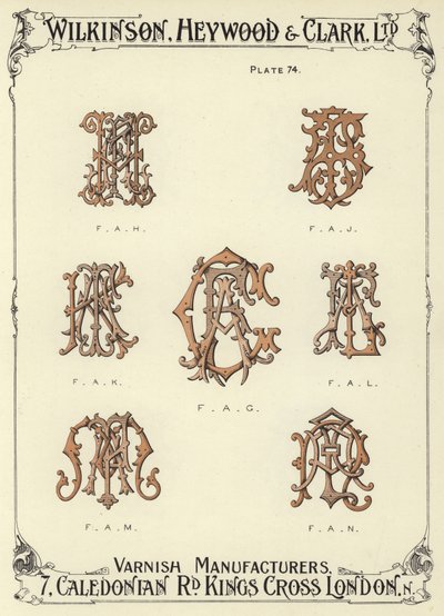 FAH, FAJ, FAK, FAG, FAL, FAM, FAN av English School