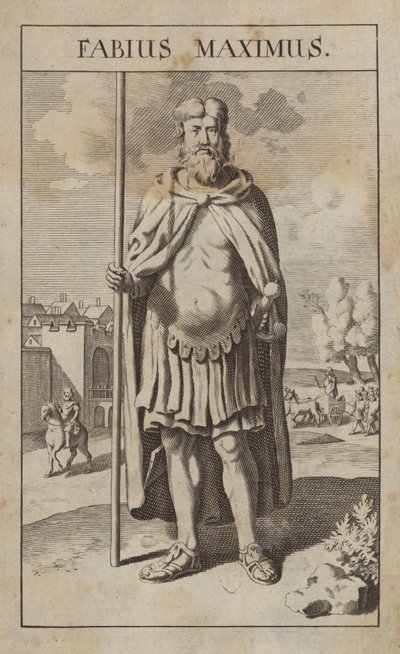Fabius Maximus , romersk politiker og general (gravering) av English School