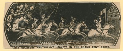 Fairy Coursers og Infant Jockeyer i Grand Pony Races av English School
