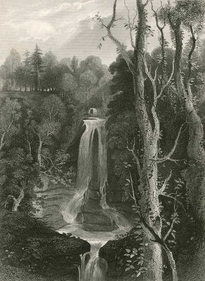 Acharn-fallene (gravering) av English School