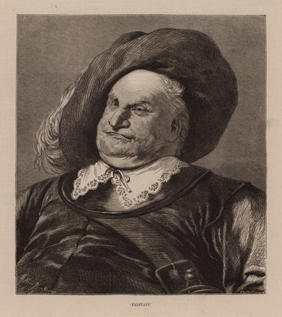 #39;Falstaff#39; (gravering) av English School