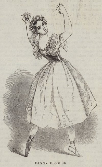 Fanny Elssler (gravering) av English School