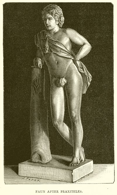 Faun etter Praxiteles av English School