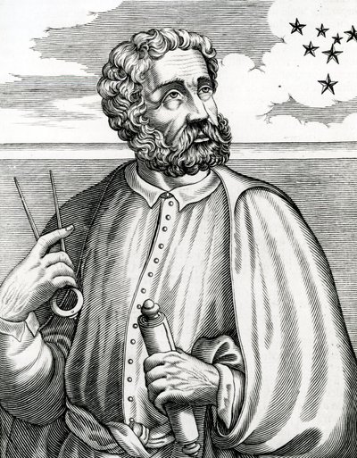 Ferdinand Magellan, 1800-tallet av English School