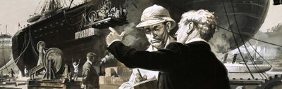 Ferdinand de Lesseps, den franske ingeniøren av den første, mislykkede, Panamakanalen av English School