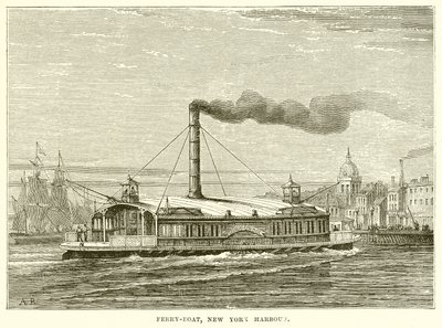 Fergebåt, New York havn av English School