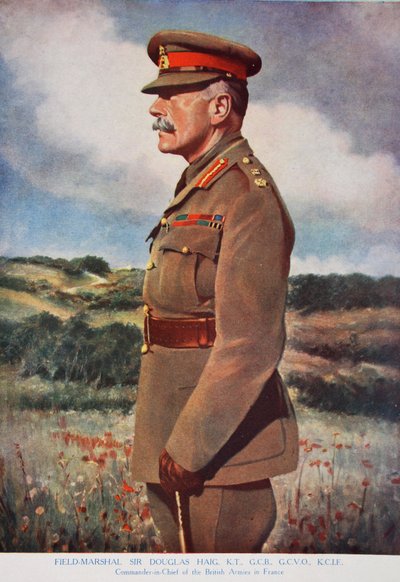 Feltmarskalk Sir Douglas Haig, 1914-19 av English School