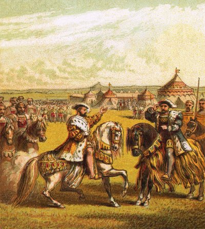 Field of the Cloth of Gold av English School