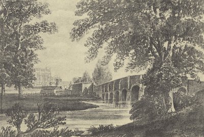 Femten-buebro, 1818 (gravyr) av English School