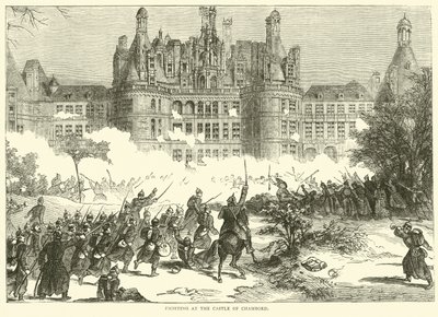 Kamp ved slottet i Chambord, desember 1870 av English School