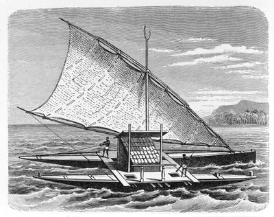 Fijiansk dobbeltkano, fra 