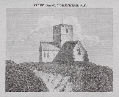 Filey Church, Yorkshire, SE (gravering) av English School