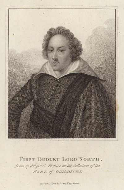 Først Dudley Lord North av English School