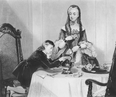 James Watts første dampeksperiment (1736–1819) av English School