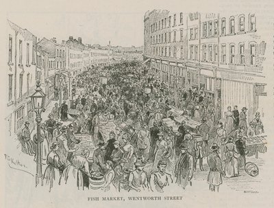 Fiskemarkedet, Wentworth Street, London av English School