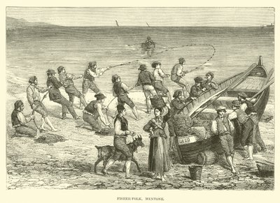 Fisher-folk, Mentone av English School