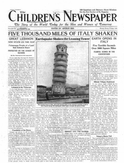Five Thousand Miles of Italy Shaken, forsiden av 