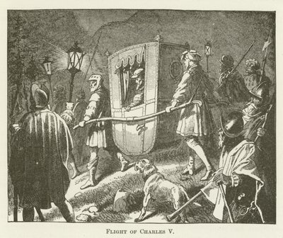 Flyvningen til Charles V av English School