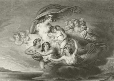 Flight of Venus med Ascanius av English School