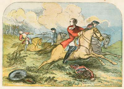 Flight of the Pretender på Culloden av English School