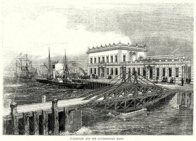 Folkestone og sør-østkysten (gravering) av English School