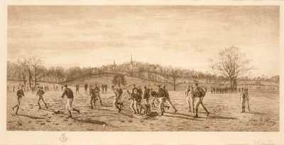 Fotball ved Harrow School, 1887 av English School