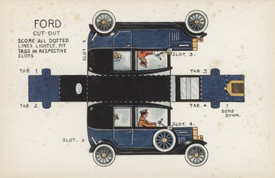Ford Cut Out (litho-farge) av English School