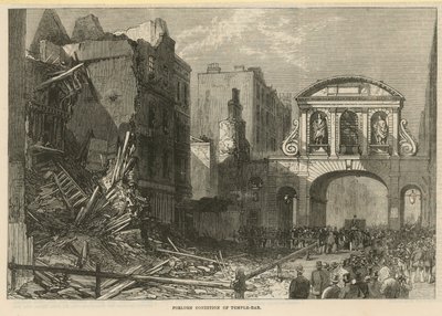 Forlatt tilstand av Temple Bar av English School