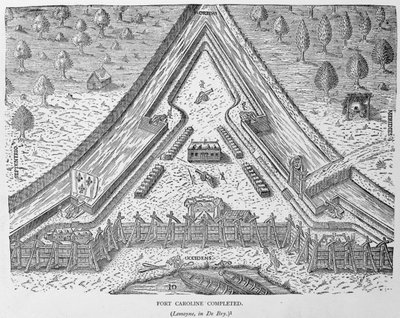 Fort Caroline Completed, fra 