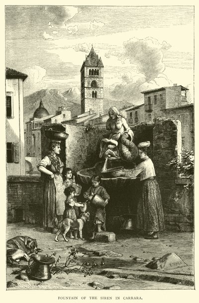 Sirenens fontene i Carrara av English School