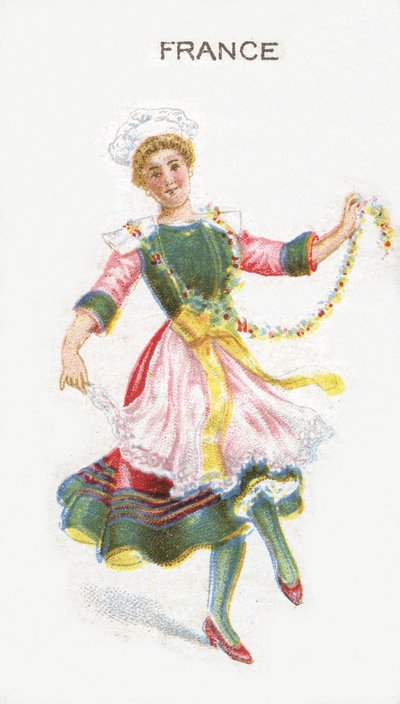 Frankrike, sigarettkort, 1915 av English School